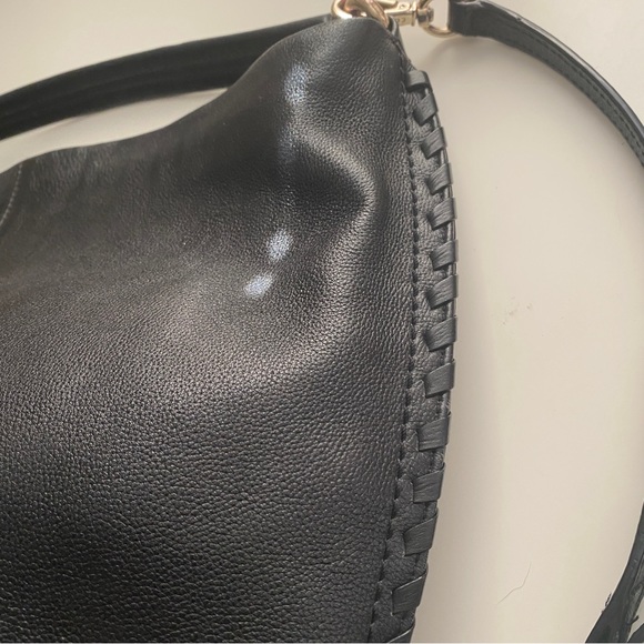 Cole Haan black leather double strap shoulder bag - Picture 9 of 10